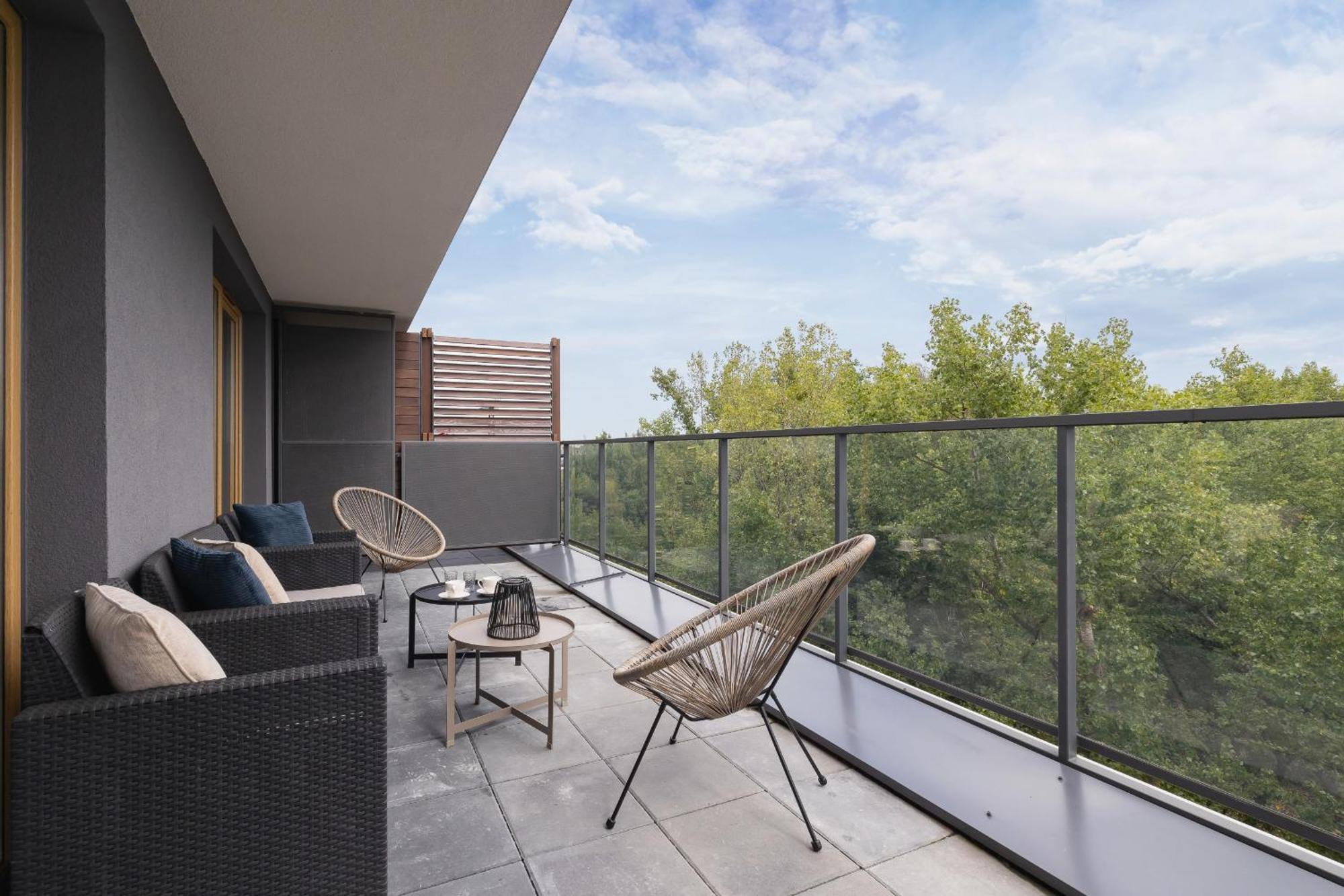 Stylowy Apartament Z Dwiema Sypialniami Balkonem I Parkingiem By Noclegi Renters Катовіце Екстер'єр фото